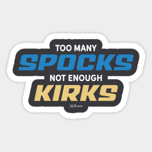 Kirk & Spock Sticker